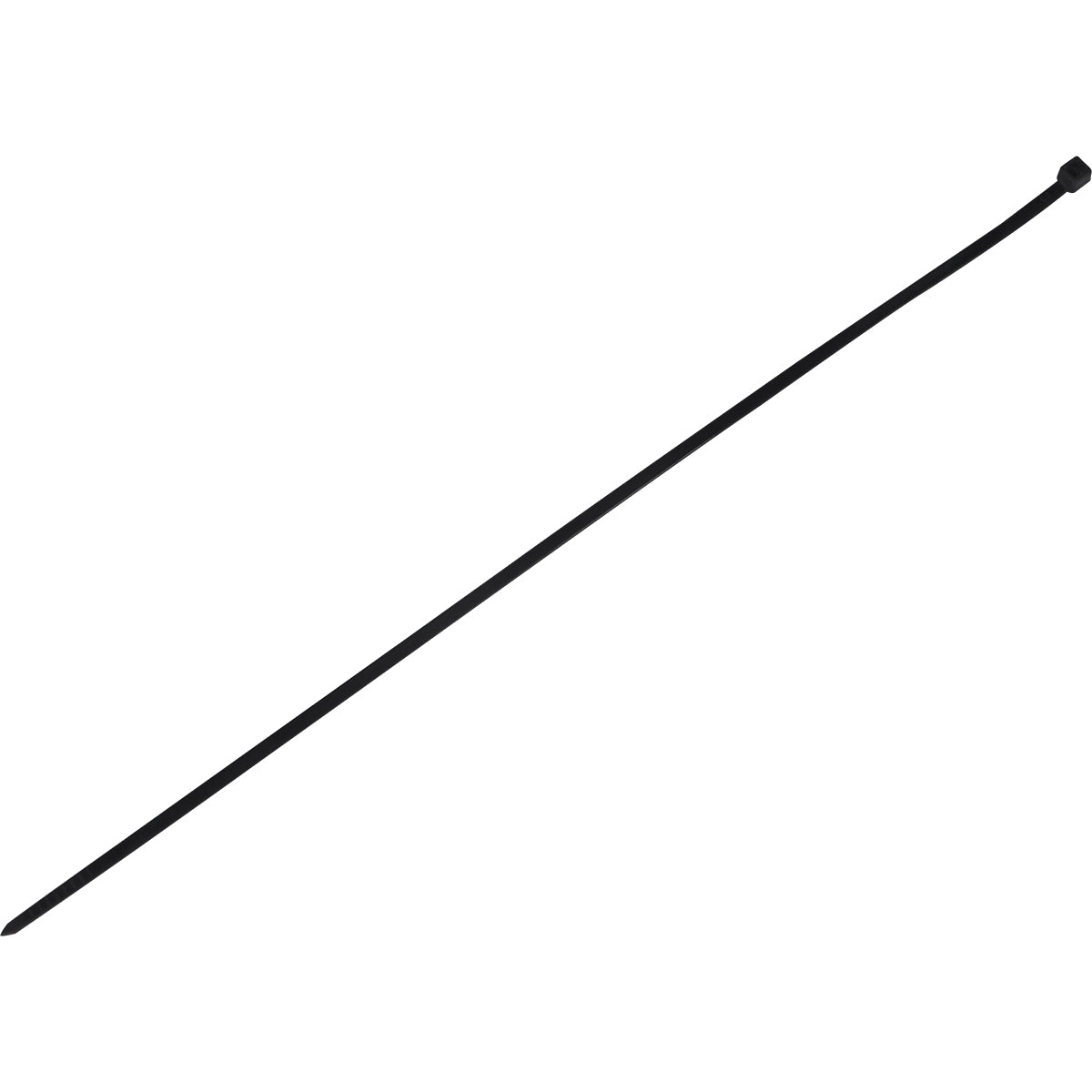 Abraçadeira de nylon preta Tradestar 3,6x300mm - Pacote com 1000 unidades. Ideal para organizar e fixar cabos, fios e outros itens em eletrônica, construção civil, jardinagem e automotivo. Durável, versátil e fácil de usar.