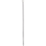 Abraçadeira de nylon branca Tradestar 7,6x250mm, pacote com 1000 unidades, ideal para organizar e fixar cabos e fios em eletrônica, construção civil, jardinagem e automotivo.