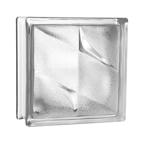 Kit 6 Tijolos Bloco de Vidro Rajada Opaca Tradestar 19x19x8 - Bloco de vidro transparente com design rajado, ideal para divisórias, paredes e projetos de iluminação natural. Tijolo de vidro Tradestar, proporciona claridade e isolamento, perfeito para casas, escritórios e ambientes diversos.