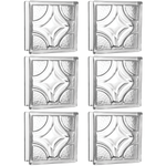 Kit 6 Tijolos Bloco de Vidro Estrelas 19x19x8 Tradestar - Blocos de vidro transparentes com design de estrela, ideais para divisórias e paredes que permitem a passagem de luz natural. Perfeitos para ambientes internos e externos, como cozinhas, banheiros e escadarias.