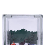 Kit 12 Blocos de Vidro Incolor Tradestar 19x19x8cm com furo, ideal para divisórias, paredes e decoração de ambientes. Blocos de vidro quadrados, proporcionam claridade e design moderno. Perfeito para projetos residenciais e comerciais.