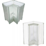 Kit 16 Blocos de Vidro Canto para Acabamento 19x19x8 Tradestar - Bloco de vidro canto para acabamento em projetos de construção e design de interiores. Ideal para cantos de 90 graus, proporcionando estética, durabilidade e funcionalidade. Dimensões 19x19x8cm. Perfeito para banheiros, fachadas, cozinhas e divisórias internas.