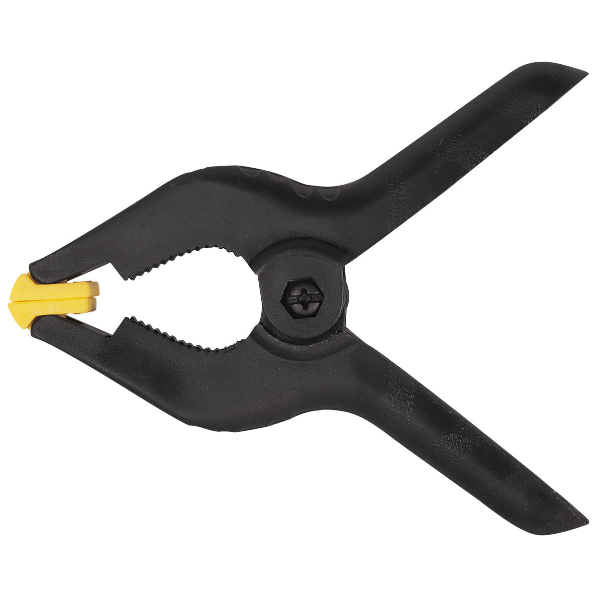 Kit com 10 grampos multiuso 4 polegadas (100mm) para marceneiro, feitos de nylon reforçado, ideais para fixação em trabalhos de marcenaria e carpintaria. Grampos de alta pressão para fixação segura.
