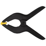 Kit com 10 grampos multiuso 6 polegadas 150mm para marceneiro, feitos de nylon reforçado, ideais para fixação em trabalhos de marcenaria e carpintaria. Grampos com mola de alta pressão para fixação segura.