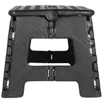 Kit com 10 Banquetas Plásticas Dobráveis Pretas Multiuso Tradestar - Banquinho portátil ideal para uso doméstico, camping e atividades ao ar livre. Feito de plástico resistente, fácil de transportar e armazenar. Perfeito para eventos e uso diário.